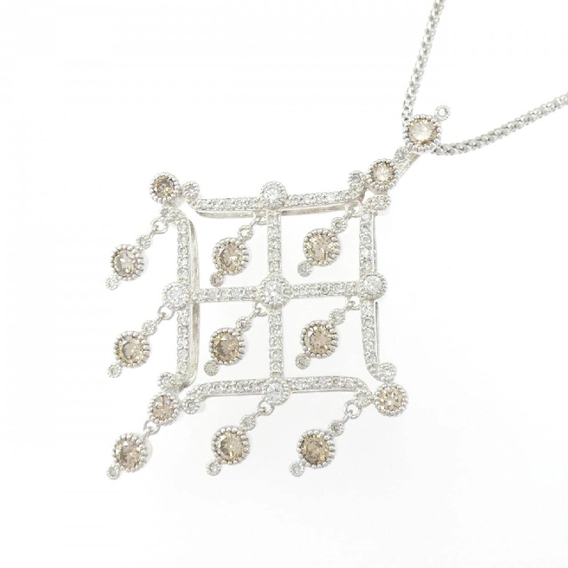 Dây chuyền kim cương K18WG 1.20CT - Hàng hiệu Chính hãng 864377