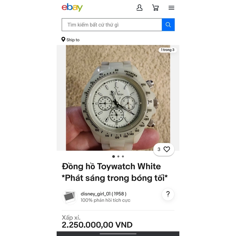 Đồng hồ thương hiệu toy watch  271001