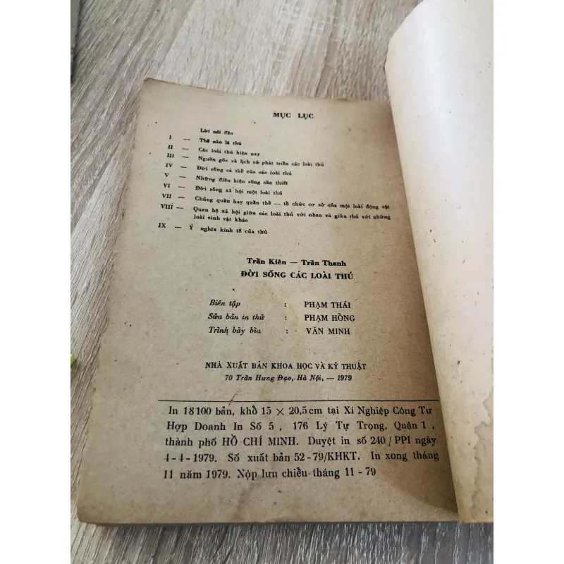 Đời sống các loài thú 1979 929091