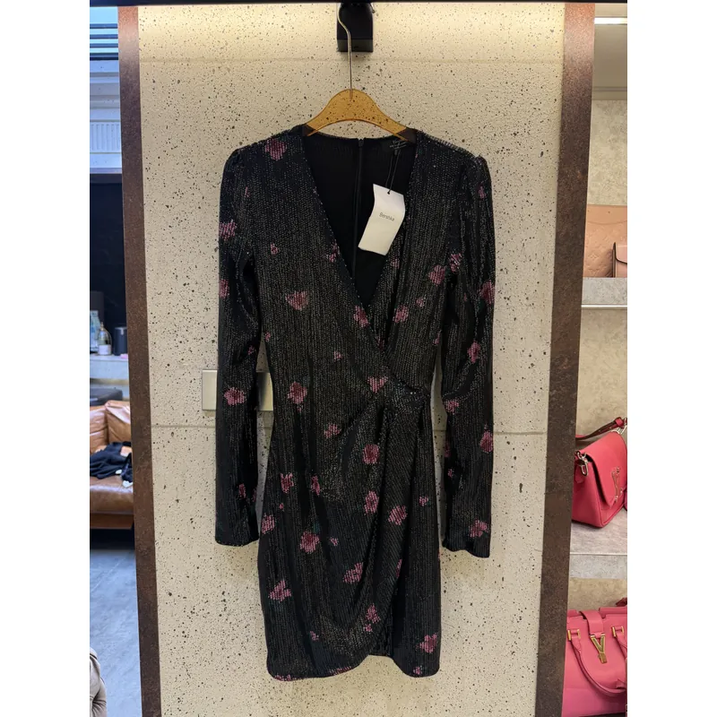 Váy Bershka Đen Kim Tuyến  717796