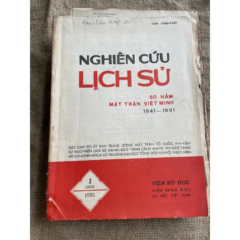 Nghiên cứu lịch sử - số 2-1991; khổ lớn - Việt Minh 679751