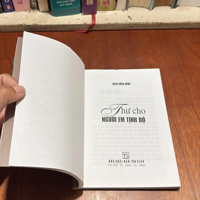 II Sách Phật Giáo: Thư Gửi Cho Người Em Tịnh Độ - Thích Hồng Nhơn - 2006 928107