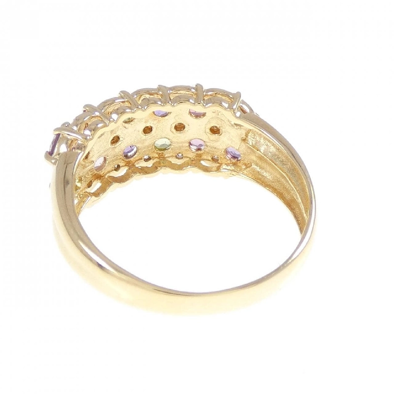 K18YG Nhẫn Đá Màu - Hàng hiệu Chính hãng 855829