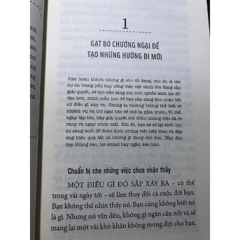 Sẵn sàng cho mọi việc 2016 mới 75% ố bẩn bụng sách ẩm góc vài trang David Allen HPB2606 KỸ NĂNG 916046