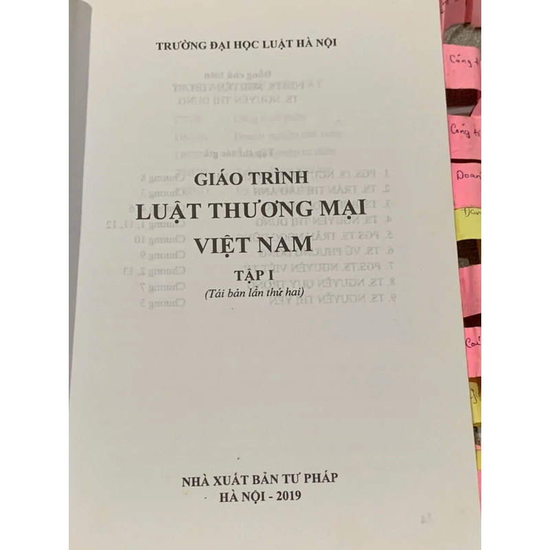 GIÁO TRÌNH LUẬT THƯƠNG MẠI VIỆT NAM  TẬP 1 545939