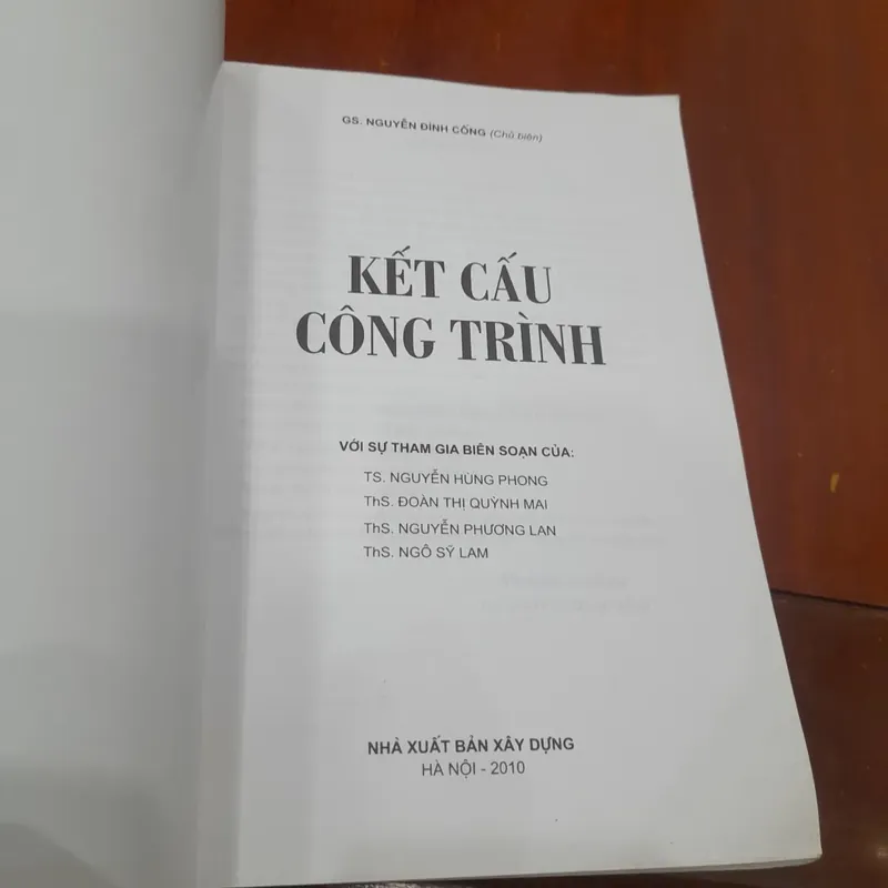 Gs. Nguyễn Đình Cống - KẾT CẤU CÔNG TRÌNH 728509