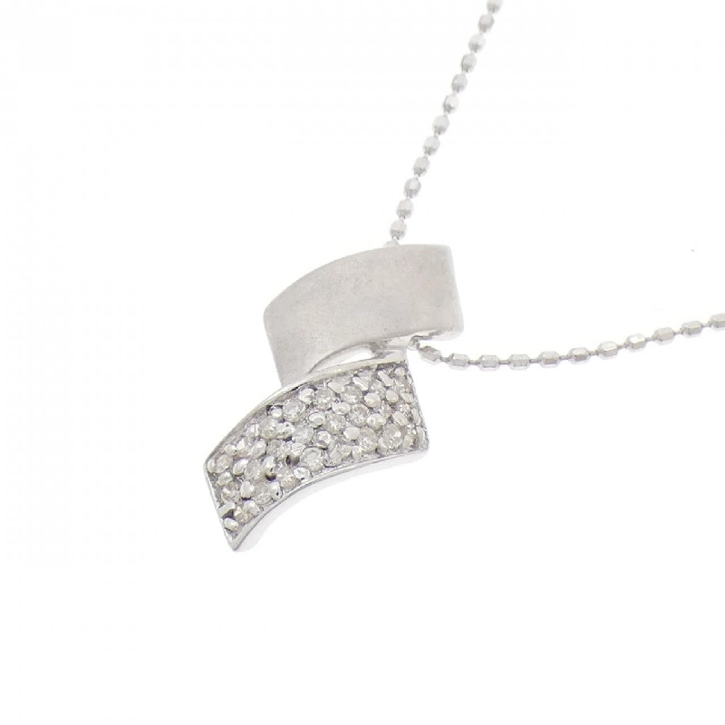 K18WG Dây chuyền kim cương 0.10CT - Hàng hiệu Chính hãng 855974