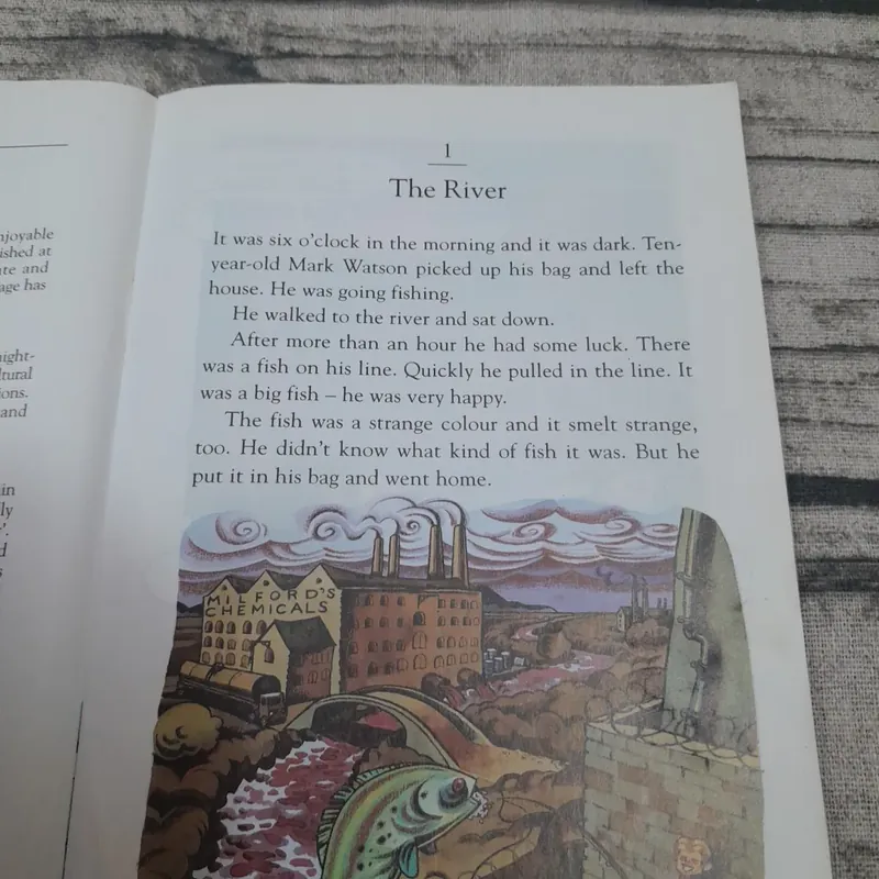 Heinemann guided readers series The Night Visitor. For beginner level 697481