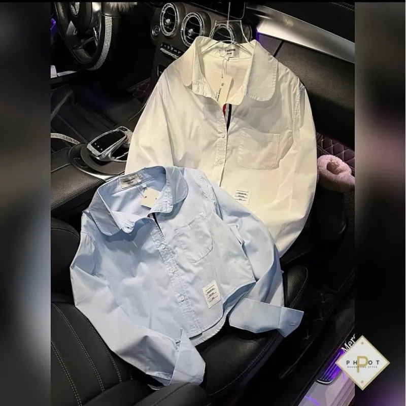 Áo sơmi nữ - màu xanh size S mới 755747