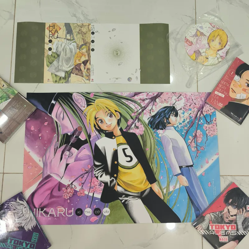 Hikaru Kỳ thủ cờ vây - Bìa + Quạt tay + Poster Fes Việt Nhật 2026 (+ Ống poster) 957376