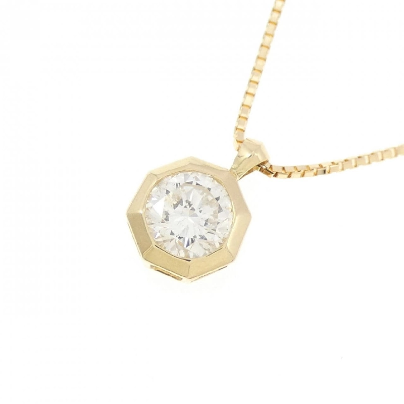 K18YG Dây chuyền kim cương 0.647CT - Hàng hiệu Chính hãng 858825