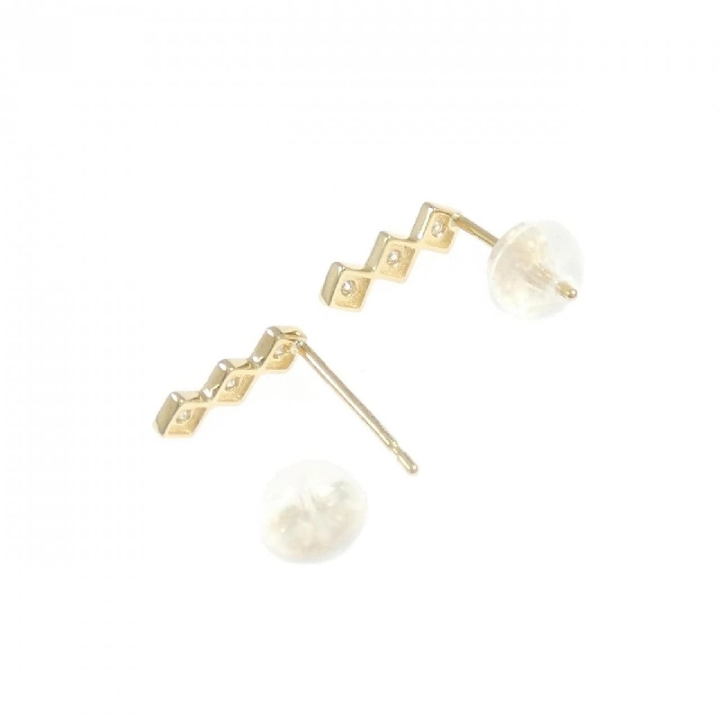 K18YG Bông tai kim cương 0.06CT - Hàng hiệu Chính hãng 866151