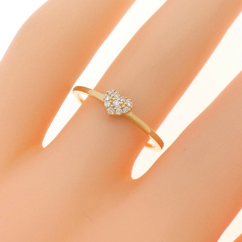 Nhẫn kim cương hình trái tim K18YG 0.05CT - Hàng hiệu chính hãng 850951