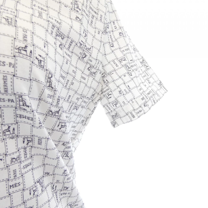 HERMES BOLDUC AU CARRE T-shirt - Hàng hiệu Authentic 818454