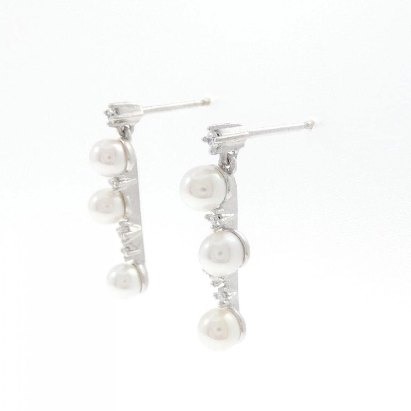 585WG/K14WG Bông tai ngọc trai Akoya - Hàng hiệu Authentic 876117