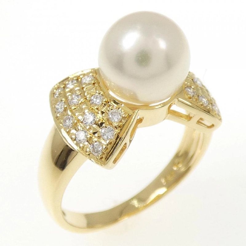 Nhẫn ngọc trai Akoya K18YG 7.8mm 667301