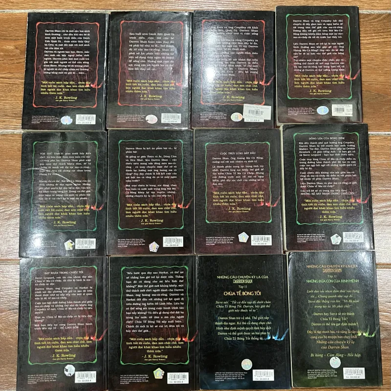 Những câu chuyện kỳ lạ của Darren Shan trọn bộ 12 tập 1031297