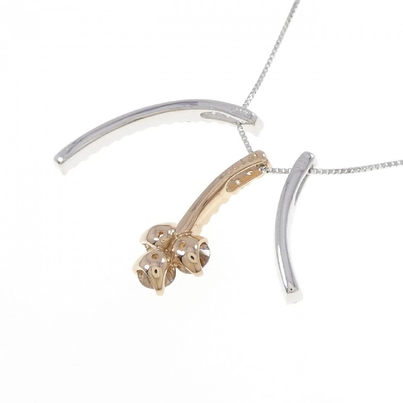 K18WG/K18PG 2WAY Dây chuyền kim cương 1.00CT - Hàng hiệu Chính hãng 865070