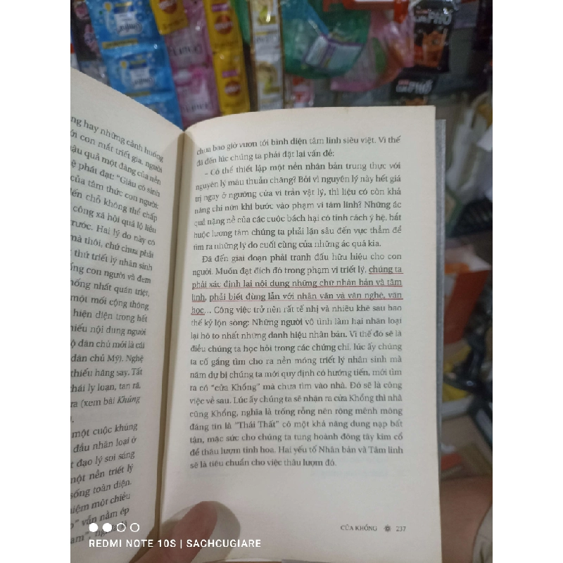 Cửa khổng - Kim Định 2017 mới 80% ố Triết học phương đông HCM2702 930335