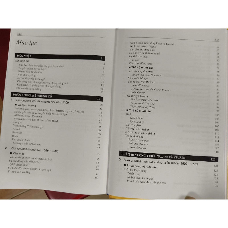 Lịch sử văn học Anh quốc  - Xb 2006 - 553 trang - Bìa cứng - Kt 16 x 24 VĂN HỌC ANTQ0810 919852
