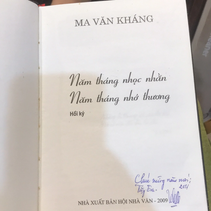 Hồi Ký (Năm tháng nhọc nhằn-Năm tháng nhớ thương) 485288