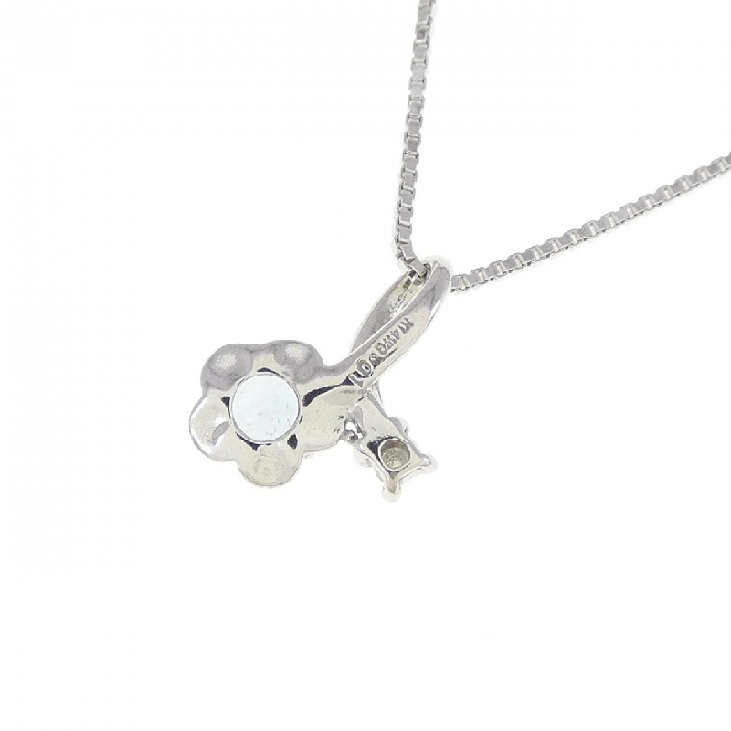 K14WG/K18WG Hoa Aquamarine Dây Chuyền - Hàng hiệu Chính hãng 862588