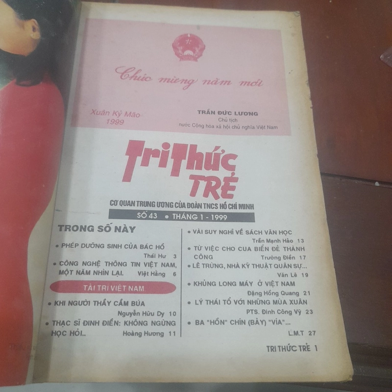 TRI THỨC TRẺ số 43 tháng 1-1999 CHÀO XUÂN MỚI 477261