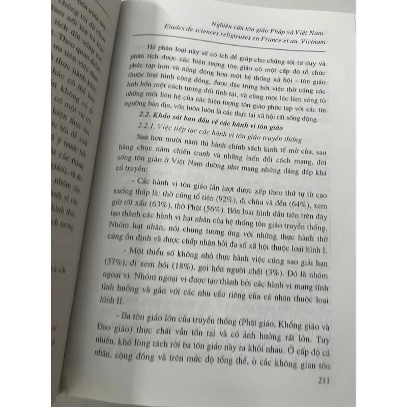 Nghiên cứu tôn giáo Pháp và Việt Nam - Đỗ Quang Hưng & Claude Langlois 1023730