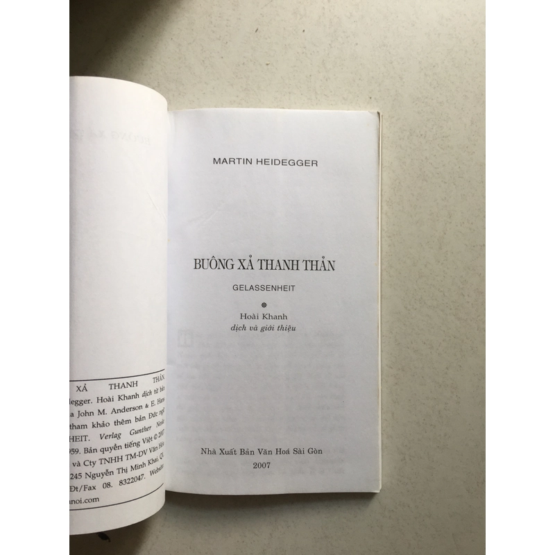 Buông xả thanh thản - Martin Heidegger 523403