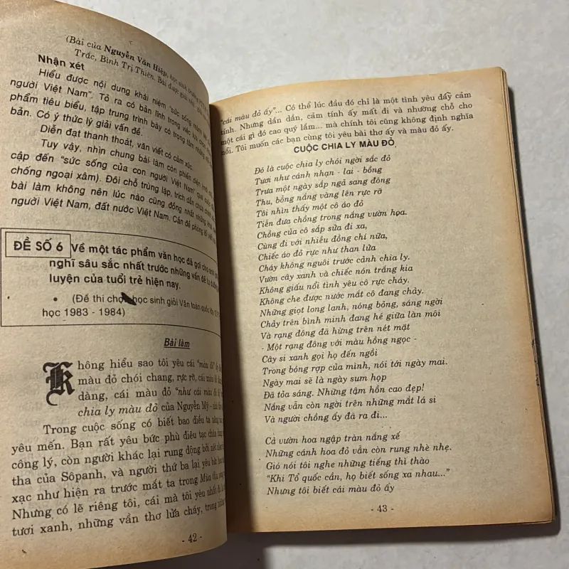 Nhưng bà làm văn đạt giải qua các kỳ thi HSG Văn toàn quốc lớp 12  797129