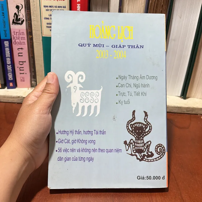 II Sách Huyền Học: Hoàng Lịch 2003•2004 - Hoàng Bình - 2002 777857