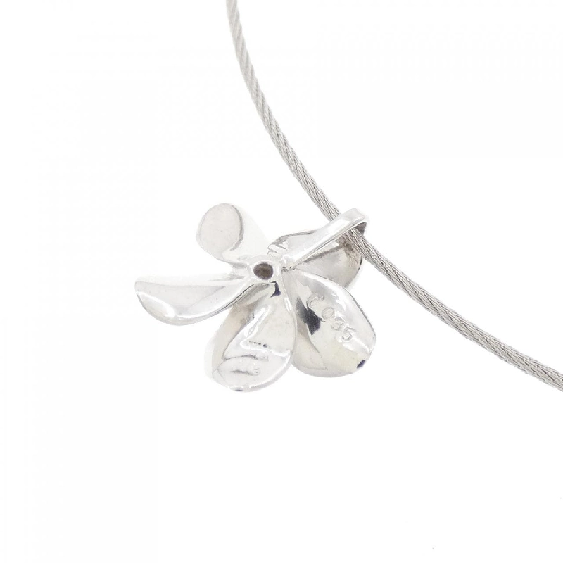 K18WG Hoa Kim Cương Dây Chuyền 0.035CT - Hàng hiệu Chính hãng 859154