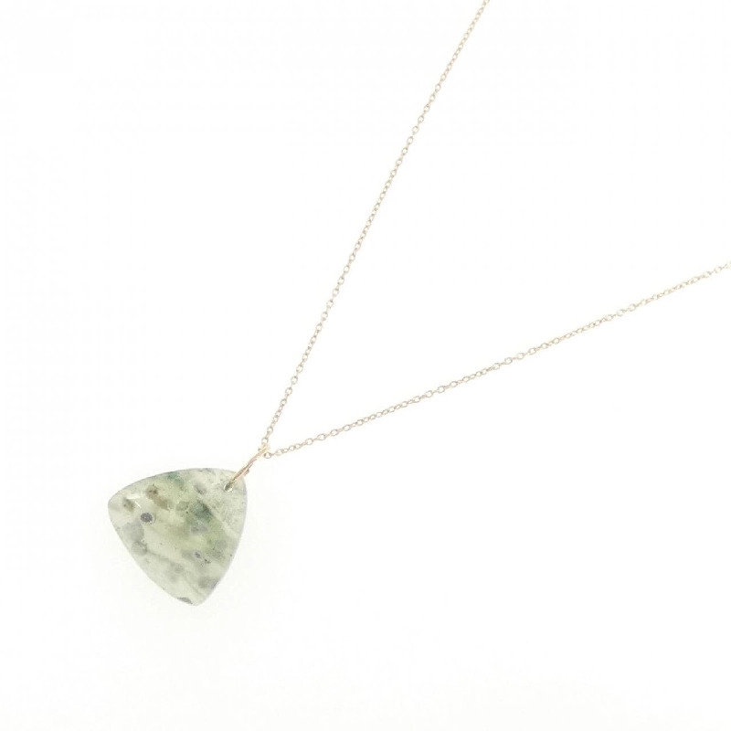 K10YG Jasper Necklace - Hàng hiệu Authentic 861981