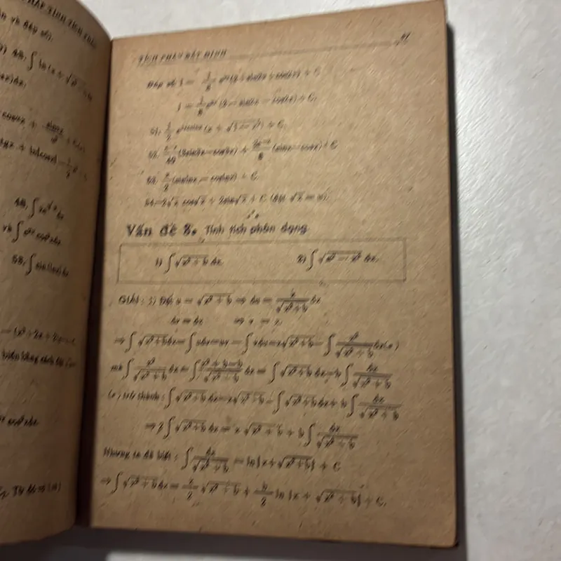 Giải tích học - Các phương pháp tích phân 738875