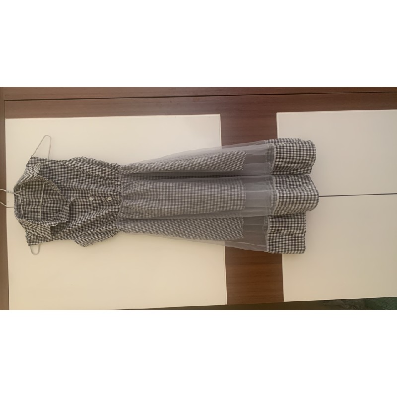 Váy caro lưới mới 99% 15465