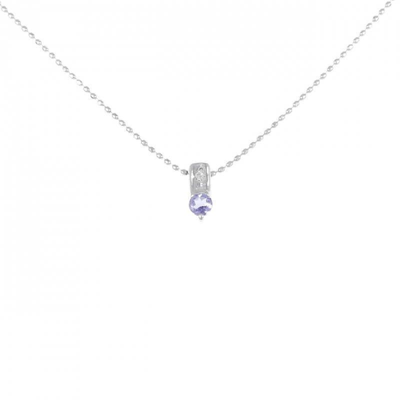 K18WG Đá Tanzanite Dây Chuyền - Hàng hiệu Chính hãng 861861