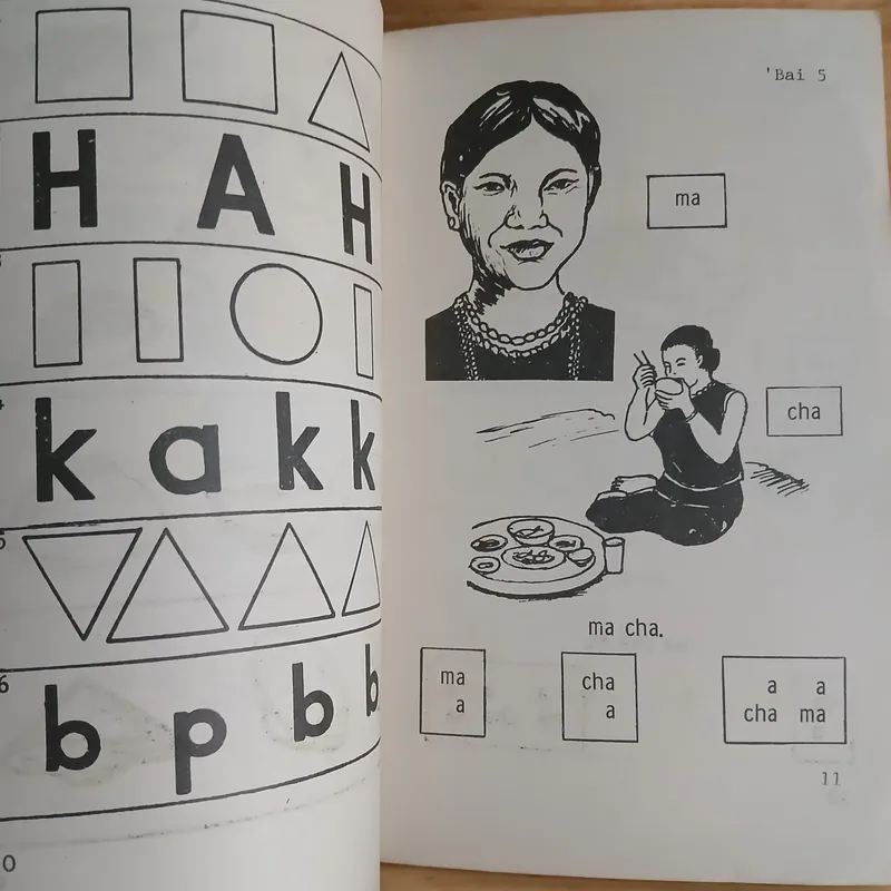 Đọc Tiếng Jeh, Học Vần Tiếng Jeh (ʼDŏk tơtayh Jeh, Au Pơchŏ Hŏk Chù Jeh) Xb 1972 695588