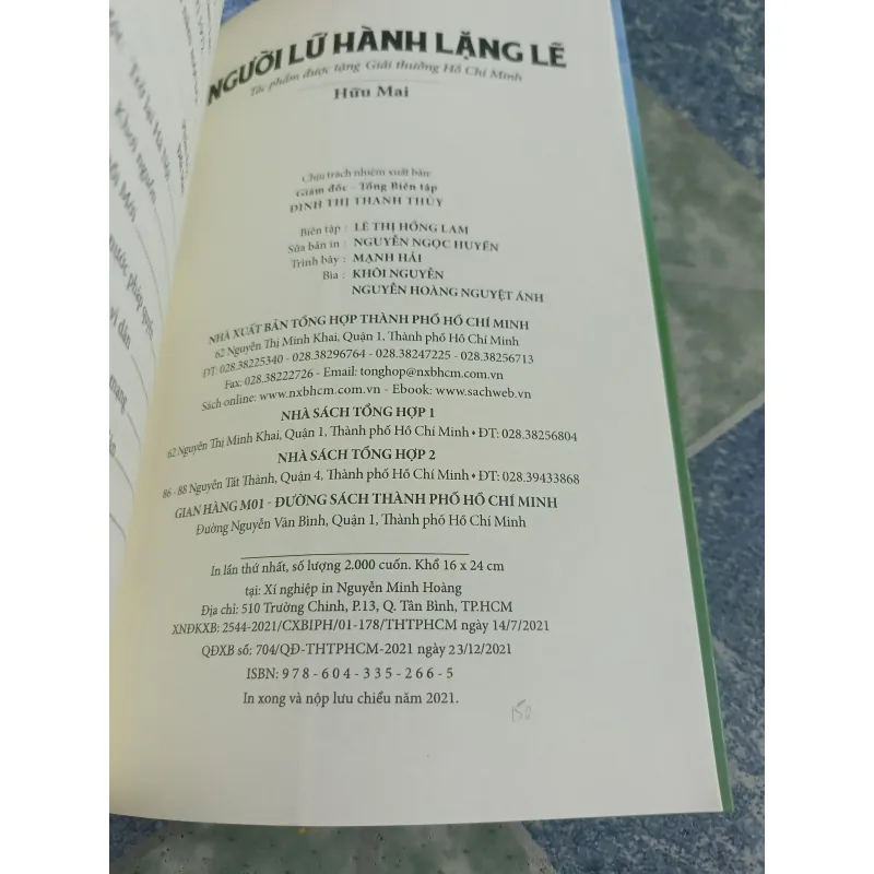 Người Lữ Hành Lặng Lẽ - Hữu Mai - Tập Truyện Tác Phẩm Giải Thưởng Hồ Chí Minh 687691