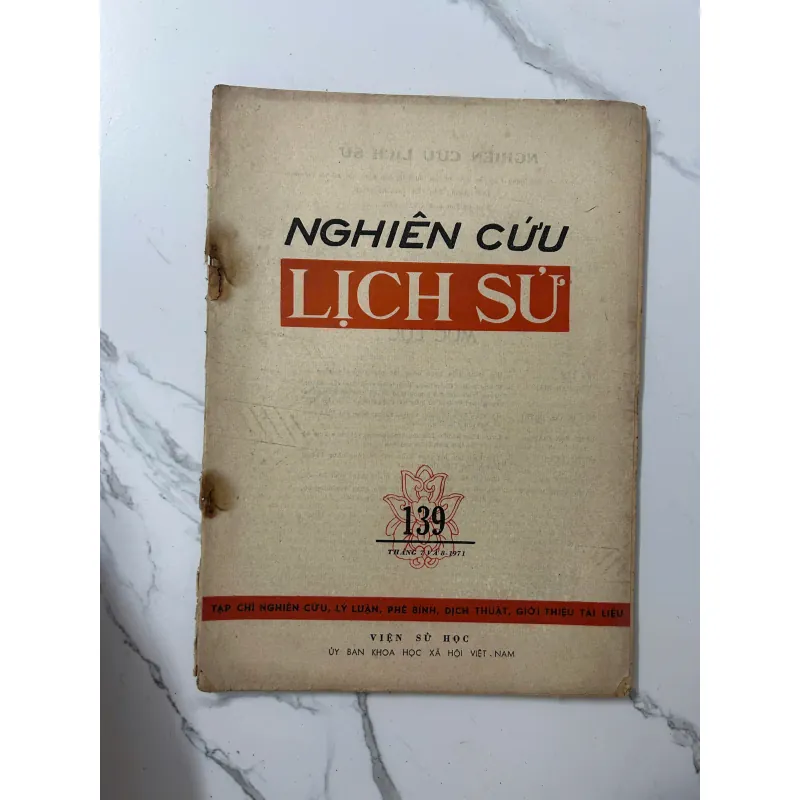 Nghiên cứu Lịch sử (Số 139/1971) – Viện Sử học 1023441