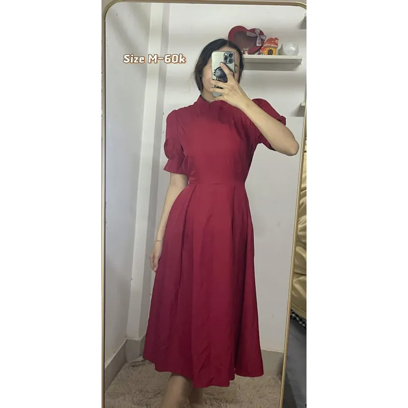 Váy đỏ đậm 606685