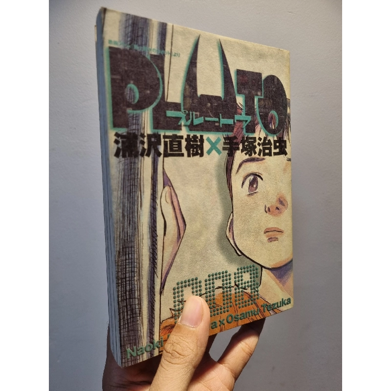 Sách tiếng Nhật 119 : Manga Pluto - Naoki Urasawa x Osamu Tezuka (volume 2-8) 193246