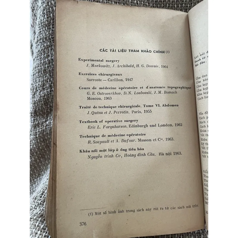 Phẫu thuật thực hành - HOÀNG ĐÌNH CẦU ; 380 trang khổ lớn; Xb 1966  1025094