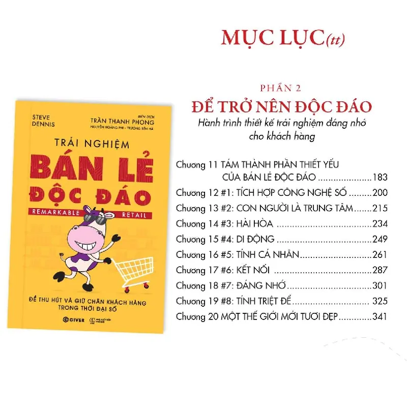 Trải Nghiệm Bán Lẻ Độc Đáo - Steve Dennis - GIVER BOOKS - MARKETING KINH DOANH 595486