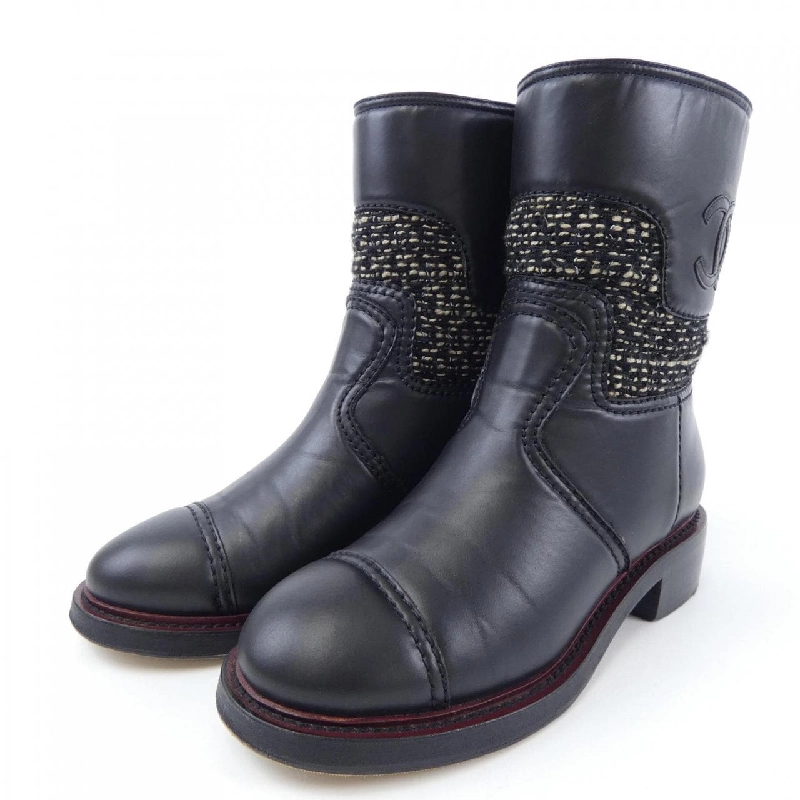 【Khuyến mãi】Giày bốt CHANEL 664708