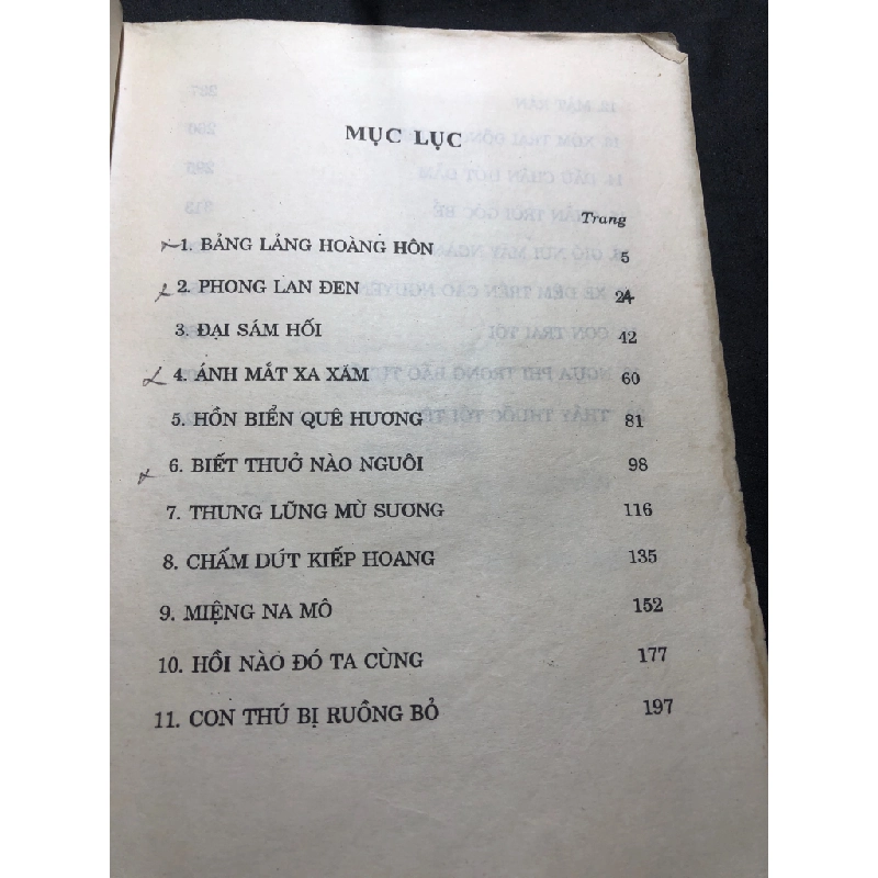 Bảng lảng hoàng hôn 1997 mới 50% ố vàng rách góc gáy Nguyễn Dậu HPB0906 SÁCH VĂN HỌC 351964