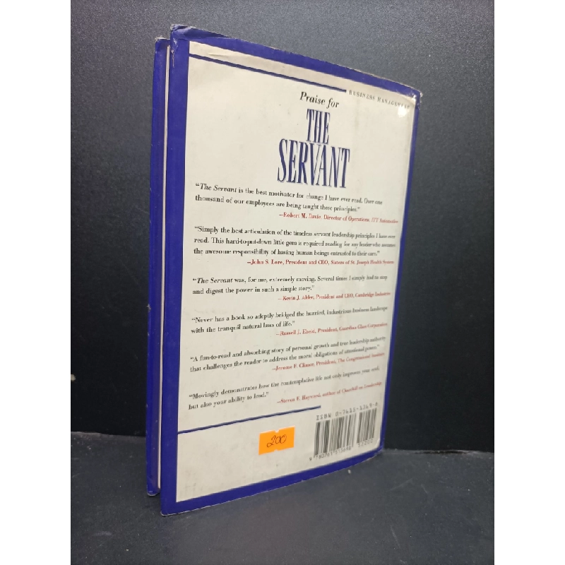 [Phiên Chợ Sách Cũ] The servant James C.Hunter 1998 bìa cứng 2303 421038