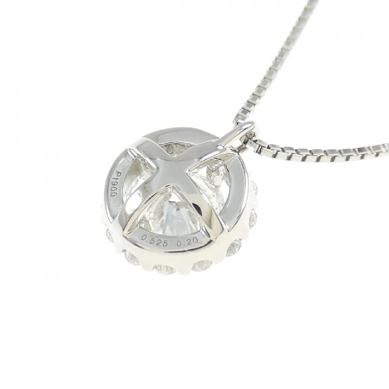 Dây chuyền kim cương PT900/PT850 0.525CT F SI1 VG - Hàng hiệu Chính hãng 875768