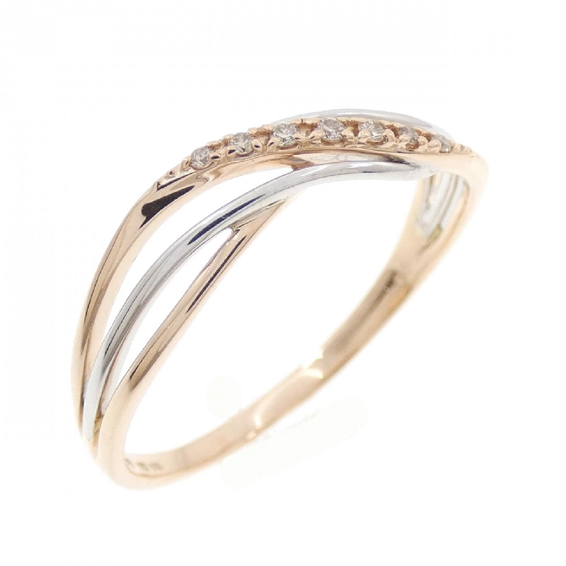 Nhẫn kim cương K10PG/K10WG 666465