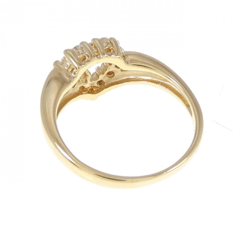 Nhẫn kim cương hình trái tim K18YG 0.22CT 673699