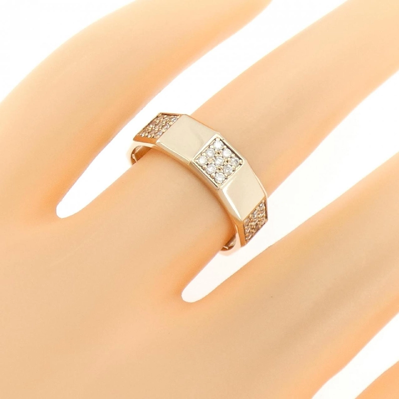Nhẫn kim cương K18PG 0.22CT 666001